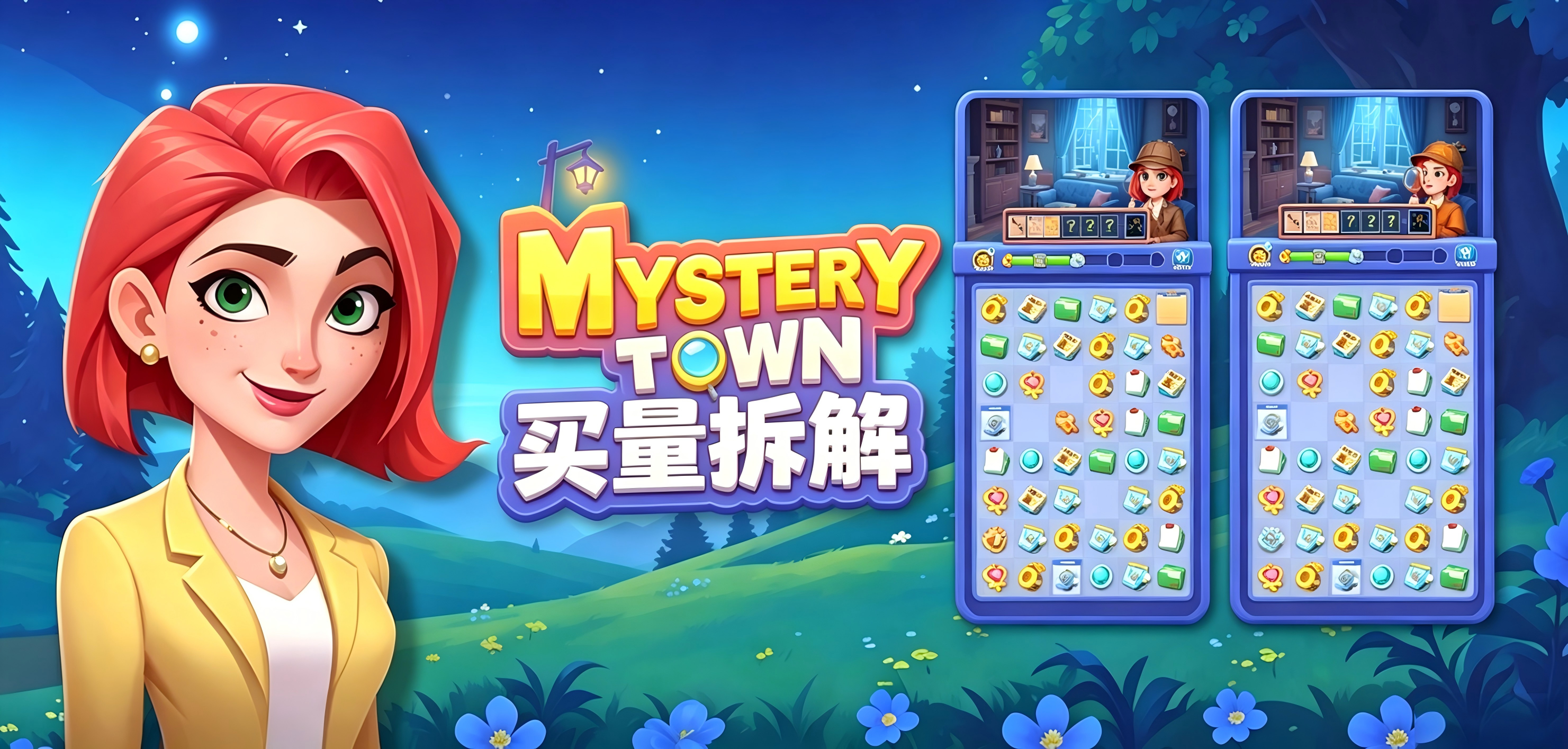 素材情报 | 《Mystery Town》买量拆解:Oakever首入中国手游发行商收入TOP30靠的是什么