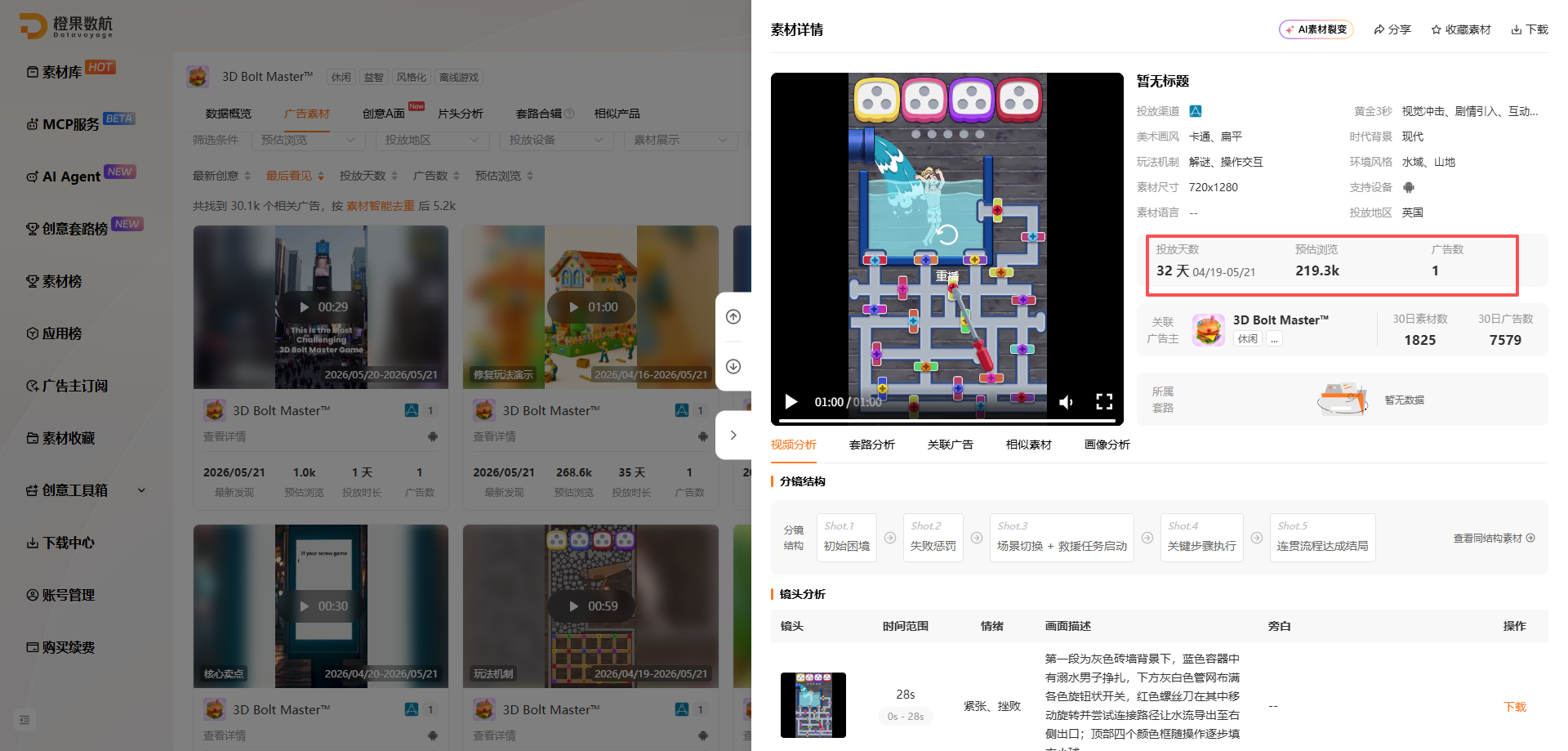 游戏出海素材测试体系搭建流程图